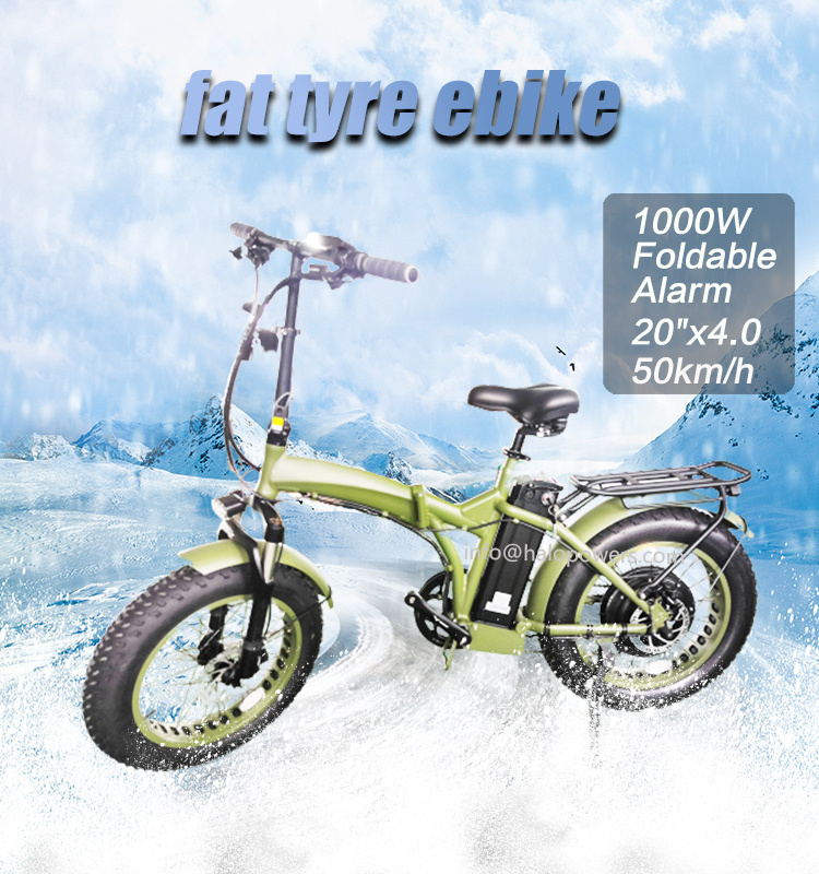 20x4 .0 inch 500w 1000w ebike 20 inch fat tire folding electric bike foldable bicycle electric fat tire bike e fatbike electric