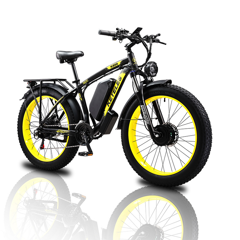 Sample free shipping 2x1000W ebike 2000W dual motor electric bike 26