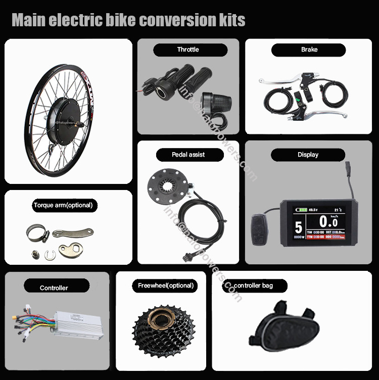 48v 52v 72v 1000w 1500w 2000w 3000w mtx electric bike kit 1000w with battery option brushless hub motor ebike conversion kit 29