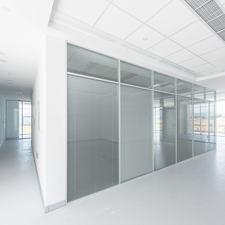 material used building partition wall interior glass wall soundproof room divider