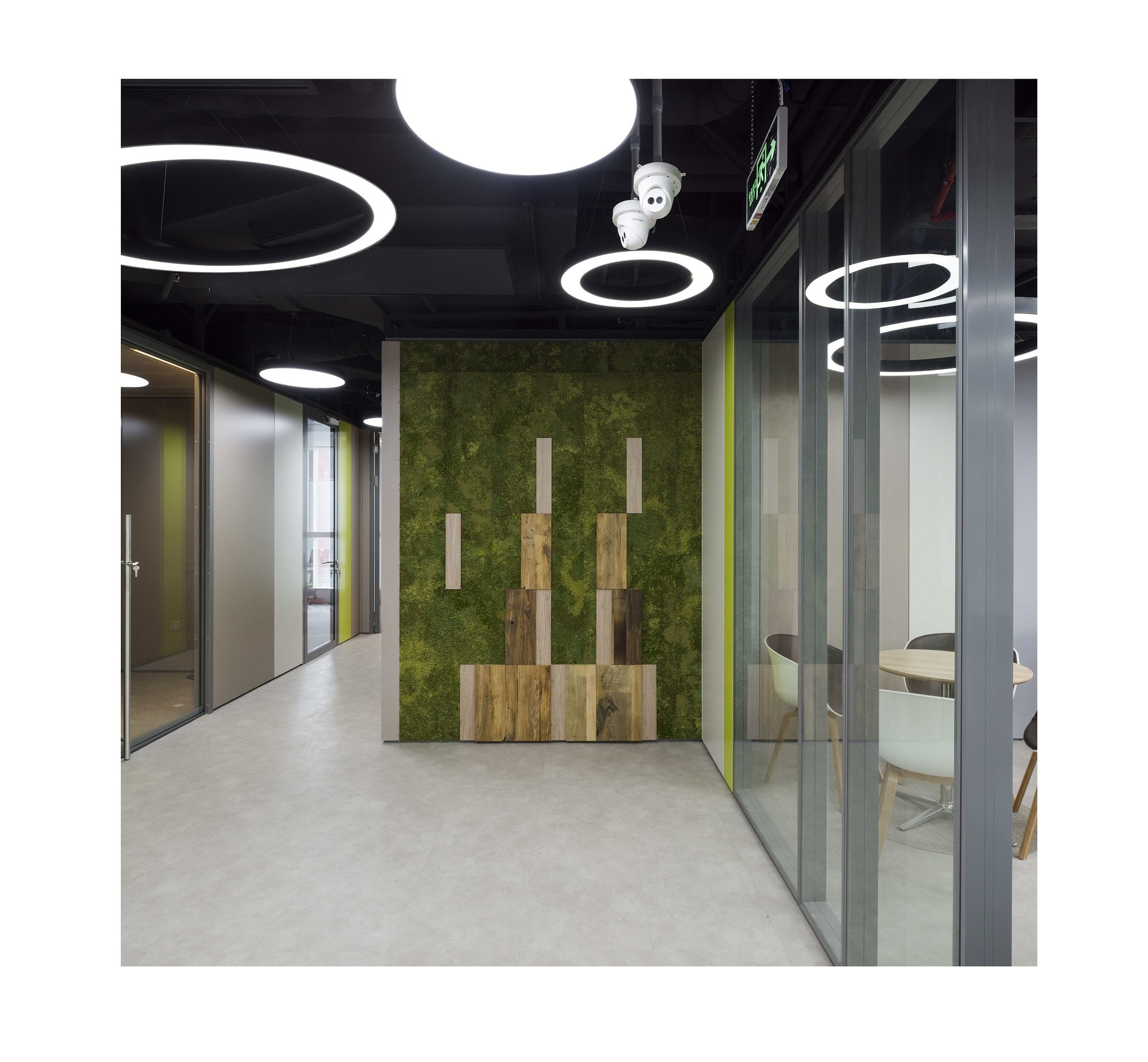 modern coworking space Double Glazed Glass Partition Soundproof Wall Partition