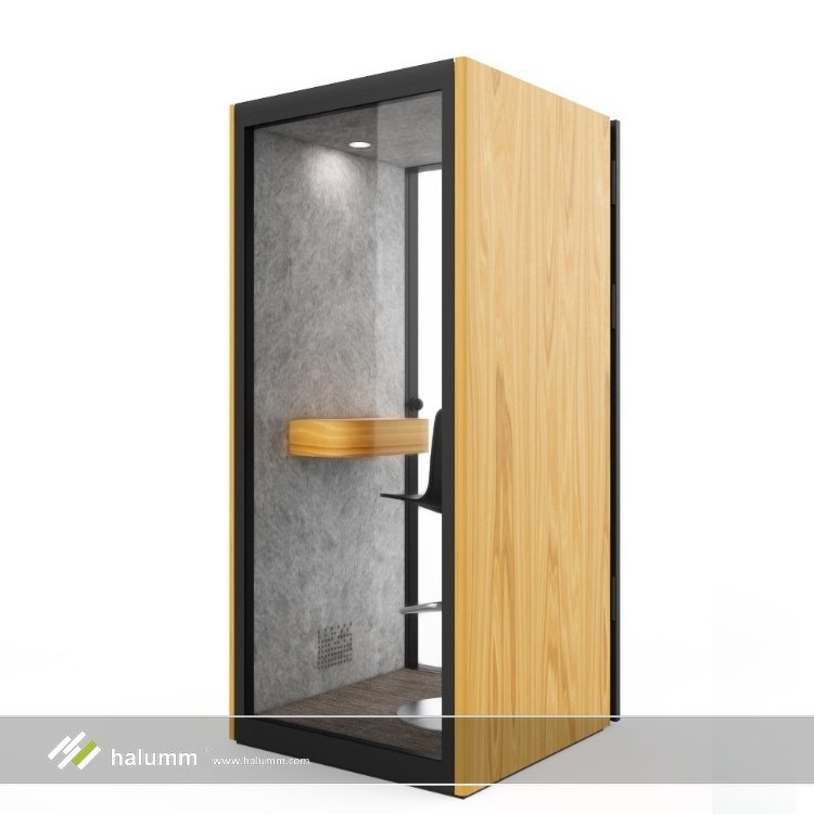 New Launch  Phone Booth Pod Hi-Cube Acoustic Pod Glass Sleeping Pod