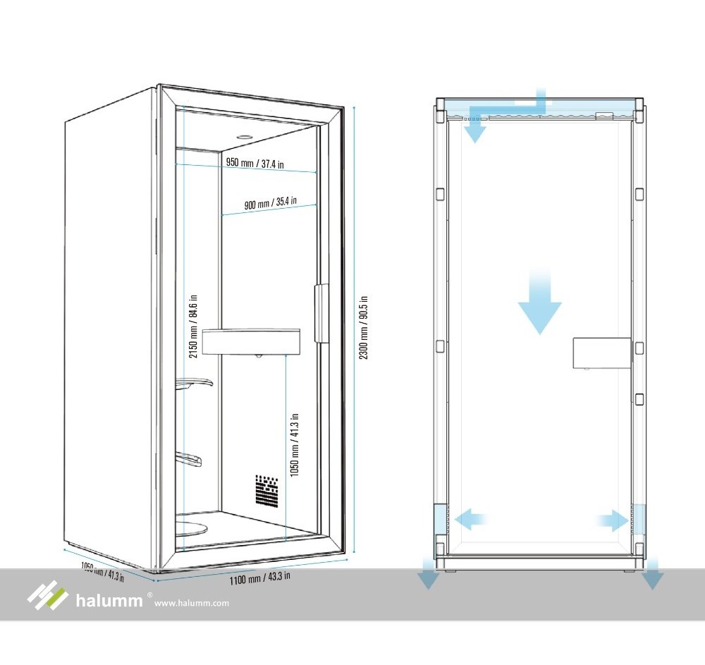 New Launch  Phone Booth Pod Hi-Cube Acoustic Pod Glass Sleeping Pod