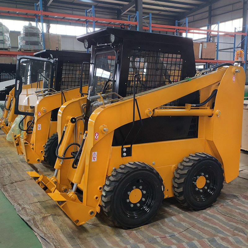 mobile skid steer front loader diesel 500kg 700kg 850kg 950kg small cat power wheels Skid Steer Loaders china