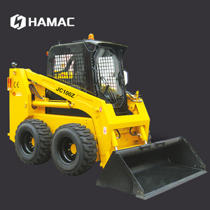 mobile skid steer front loader diesel 500kg 700kg 850kg 950kg small cat power wheels Skid Steer Loaders china