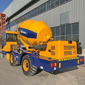 3 wheel hydraulic self loading batching plant jbc truck Small self loading concrete mixer