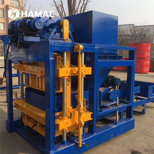 New HAMAC QT5-20 block making machine fly ash block making machine cement brick making plant