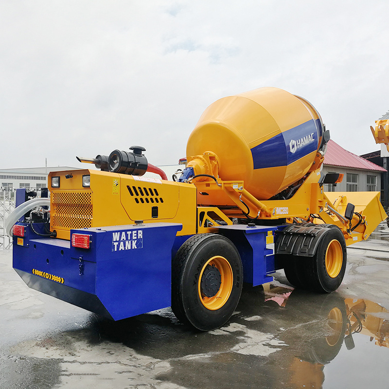 1.5m3 self loading small mobile concrete mixer machine self-loading concrete mixer truck price