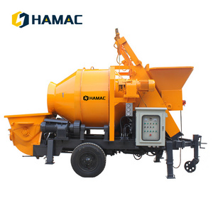 mixer pump truck Germany small size site concrete mixer pump truck mounted concrete mixer pump