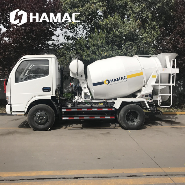 HAMAC 190lm/W high efficient 3 yard concrete truck for sale with best service OEM service