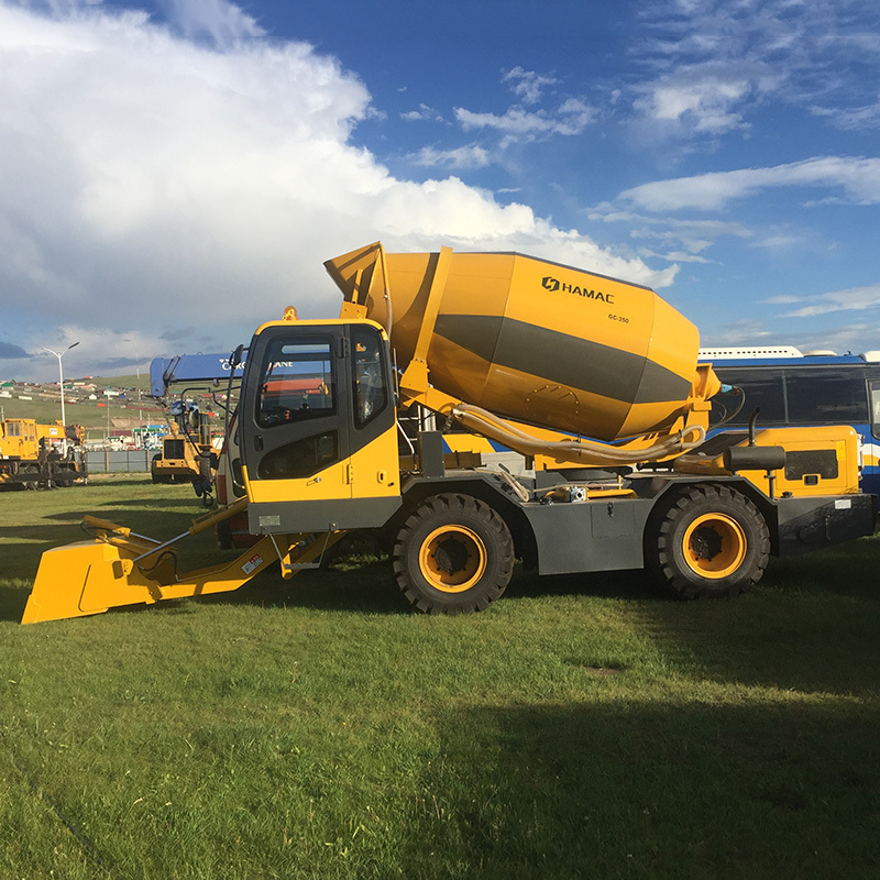 3.5 m3 mobile concrete mixer with carmix ajax firori self loading concrete mixer truck for sale