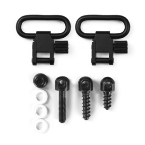 2 PCS Quick Detach Sling Swivels Studs Hunting Accessories Carbon Steel Kit QD Sling Swivels Sports W/ 3pcs Screws