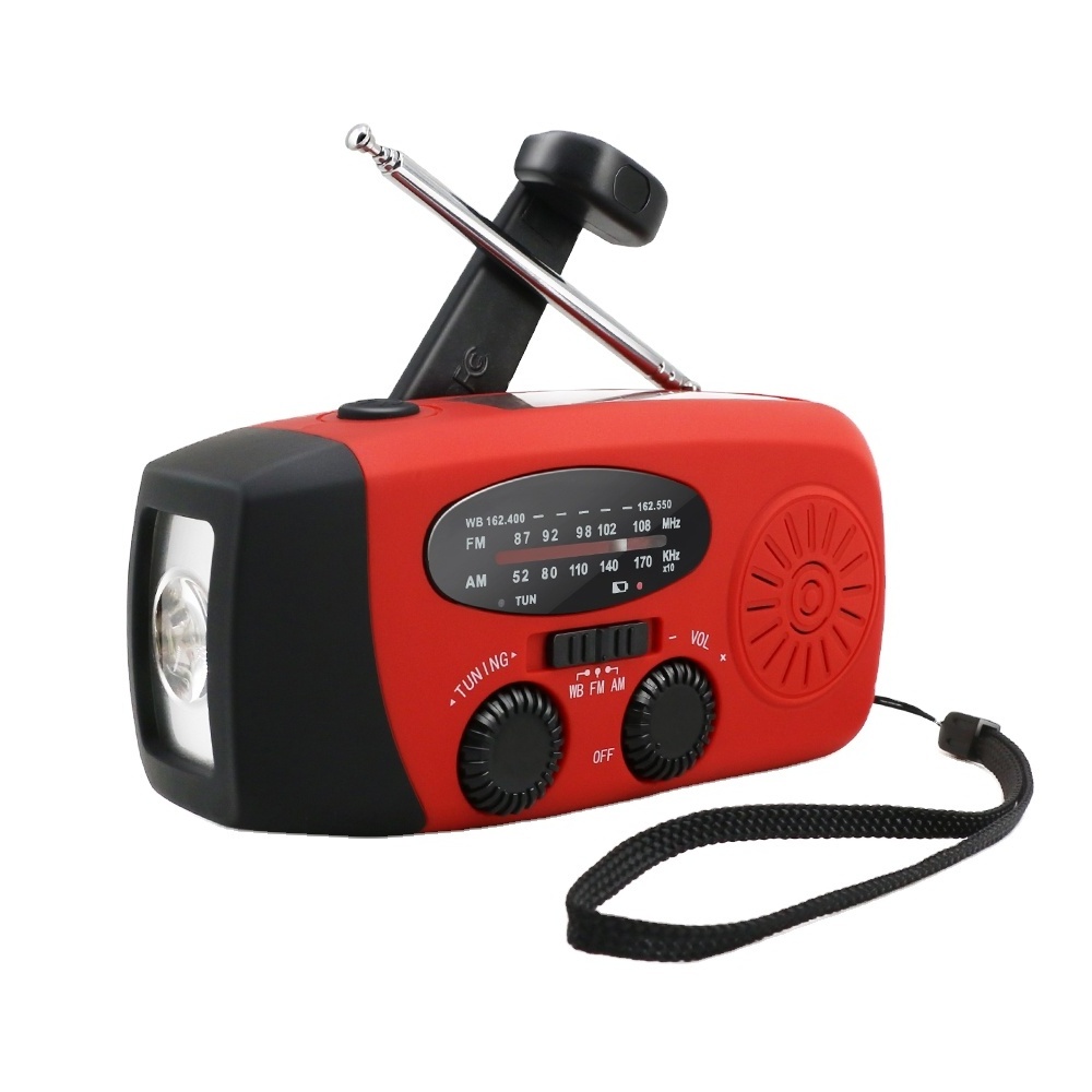 HAMAN Factory direct sale with Best Price survival Kits MINI Portable Hand Crank Am Fm NOAA Solar emergency Radio