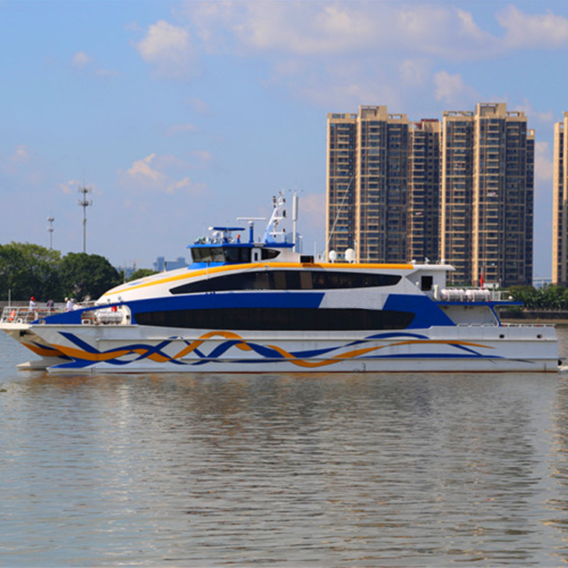 35m High Speed Catamaran sightseeing aluminum Passenger Boat commercial island transportation 200 passengers