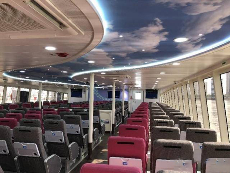 35m High Speed Catamaran sightseeing aluminum Passenger Boat commercial island transportation 200 passengers