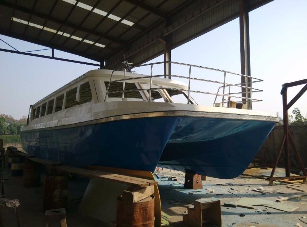 HA1800 FRP high speed Catamaran sightseeing passenger boat coastal shelter tourism pleasure transportation boat