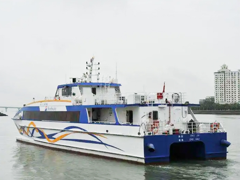 35m High Speed Catamaran sightseeing aluminum Passenger Boat commercial island transportation 200 passengers