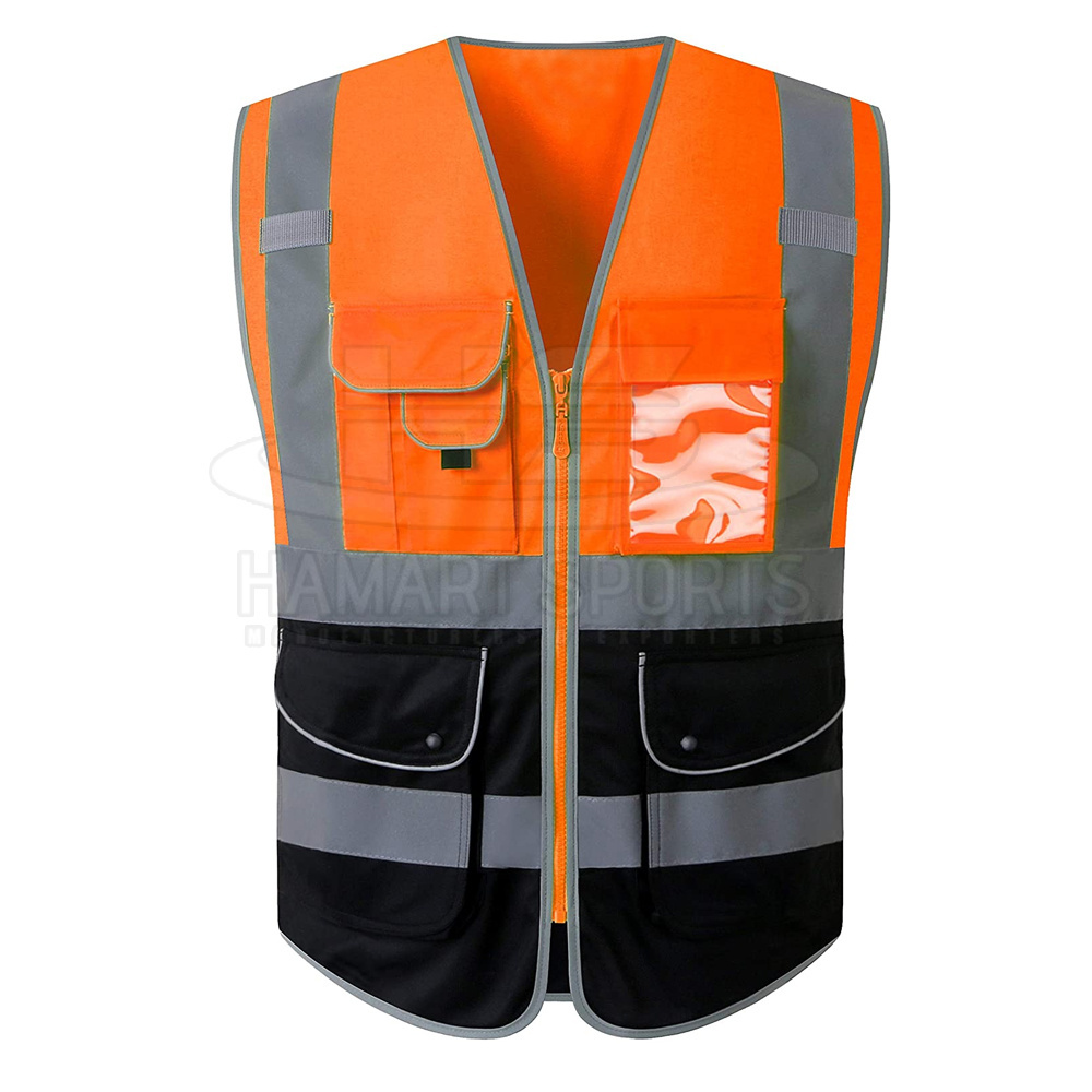 Safety Vest Reflective Work 2023 For Men Waterproof Safety Vest Reflective Safety Winter Vest