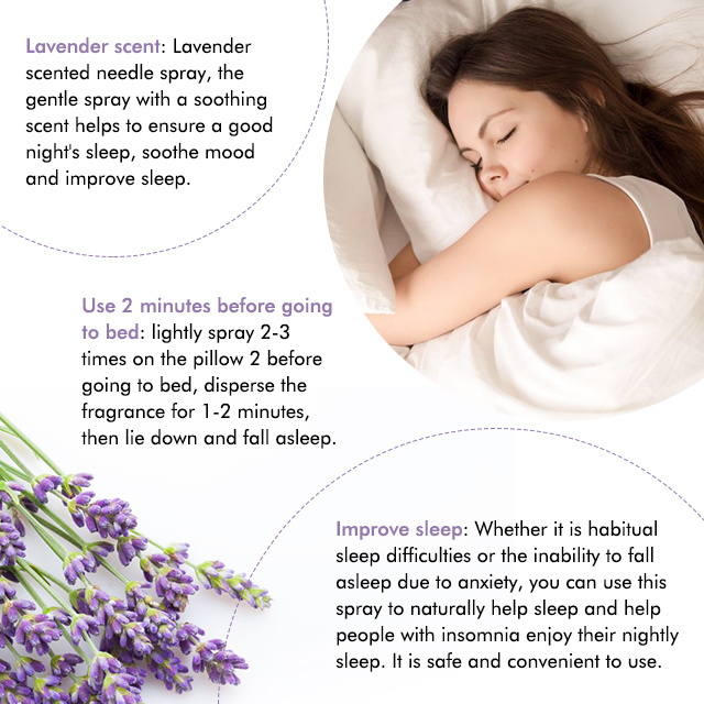 Private Label Natural Ingredients Calming Sheets Clothing Aromatherapy Spray Lavender Pillow Spray For Deep Sleep