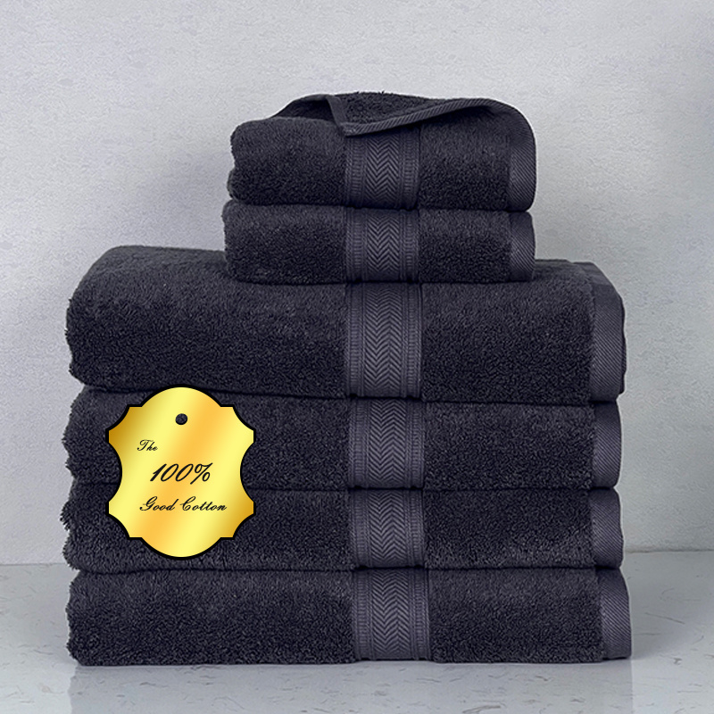 High quality wholesale 100% cotton hotel bath towel set custom logo hotel cotton bathroom face towel