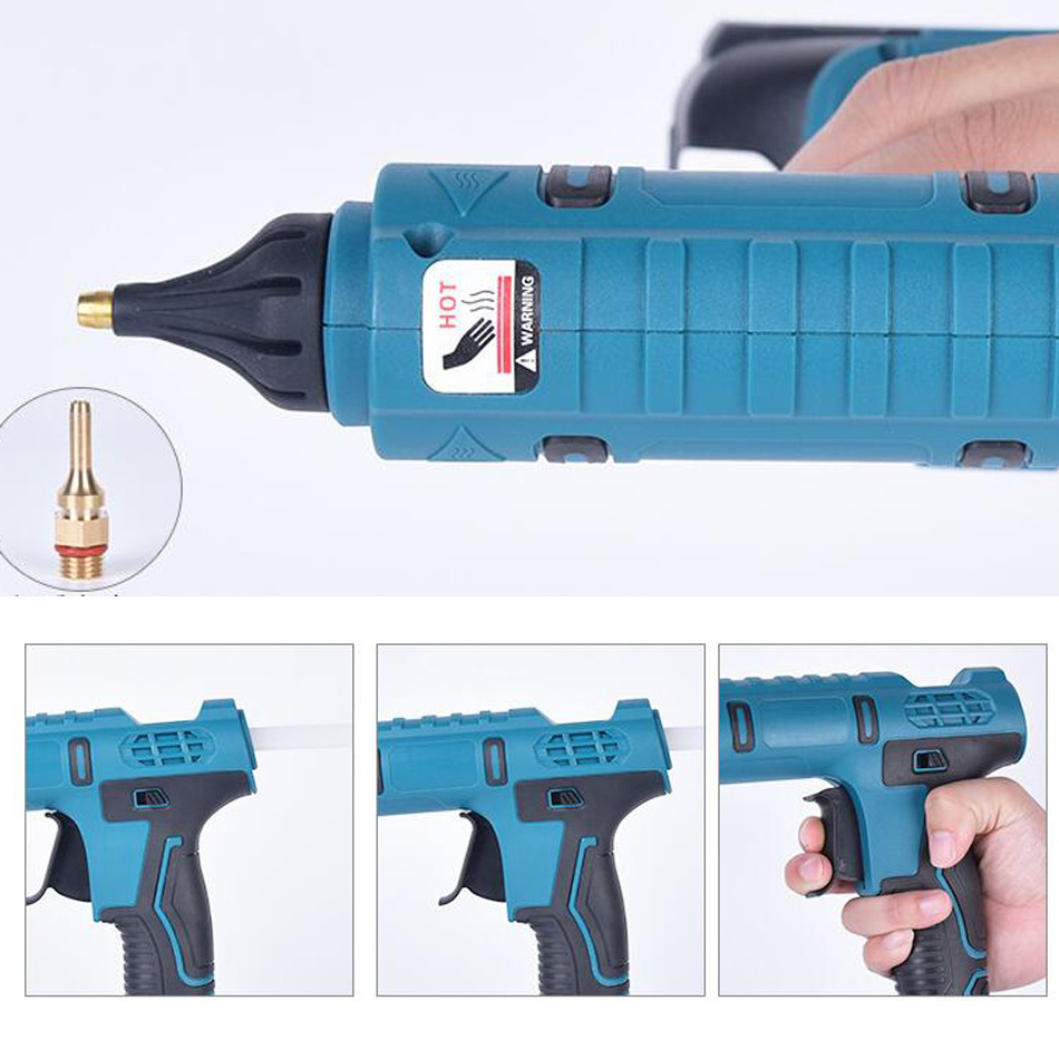 Battery Cordless Hot Glue Gun 18V 11mm Glue Stick For Car Dent Repair