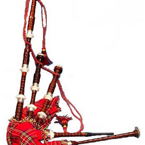 Learning Bagpipe Wholesale Price Rosewood Natural Grain Polish Bagpipe For Learner Hand Made Rosewood Scottish Bagpipes For Sale