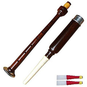 Wholesale Price Brown Bagpipe Practice Chanter Custom Made Rosewood Natural Grain Practice Chanter For Sale Kilt Bagpipe Chanter