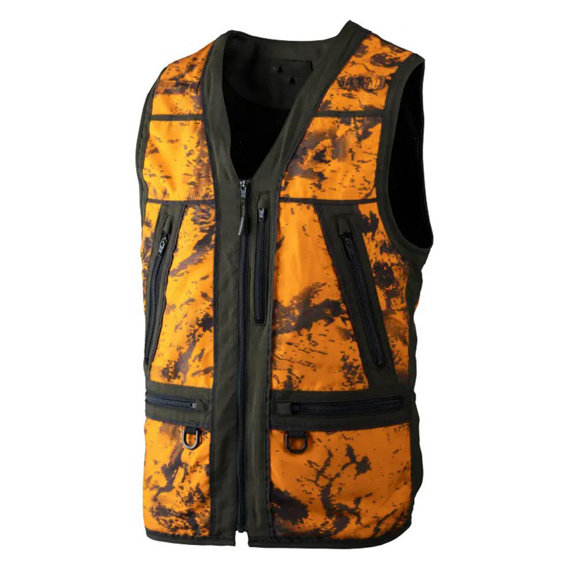 Top Quality Men's Camo Upland Blaze Orange Hunting Vest Latest Hot Selling New Camo Vest Dependable Majestic Hunting Vest