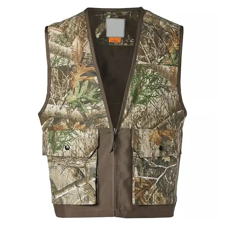 Hot Selling High Quality Blaze 3D Camo Hunting Clothes Men's Warm Reversible Padded Vest for Hunting