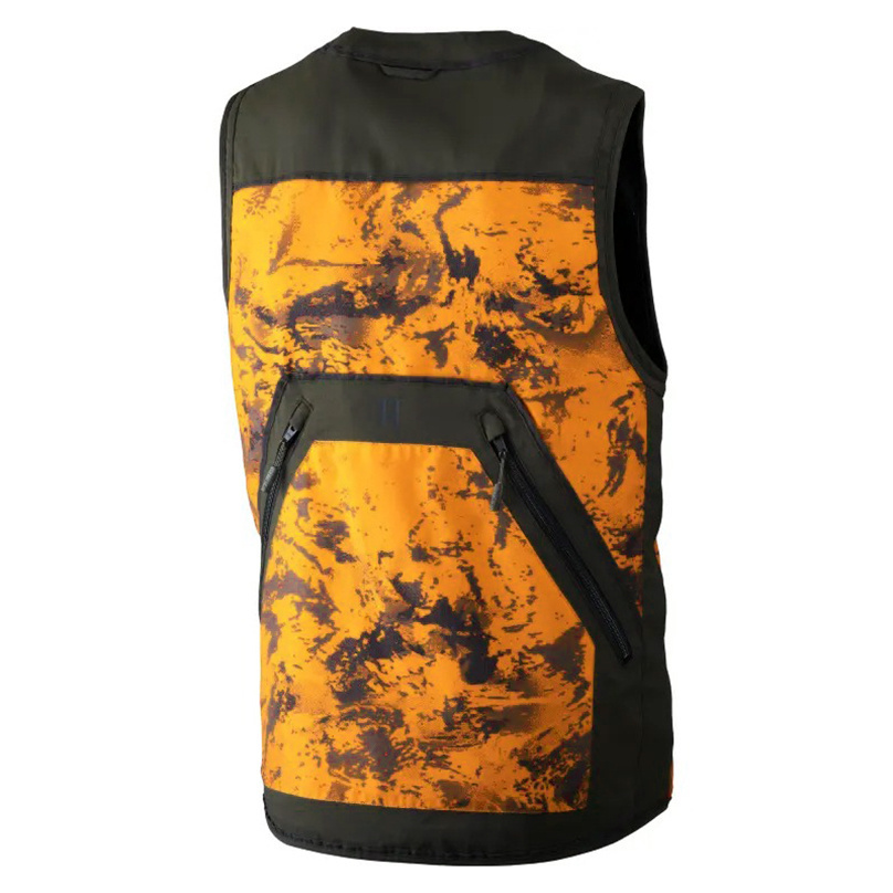 Top Quality Men's Camo Upland Blaze Orange Hunting Vest Latest Hot Selling New Camo Vest Dependable Majestic Hunting Vest