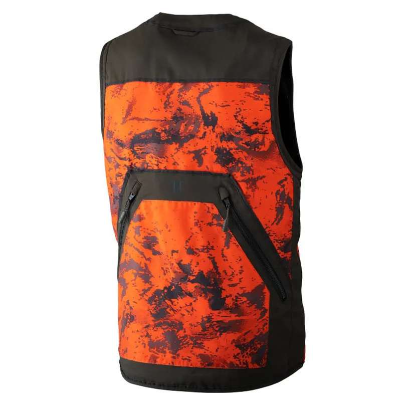 Top Quality Men's Camo Upland Blaze Orange Hunting Vest Latest Hot Selling New Camo Vest Dependable Majestic Hunting Vest