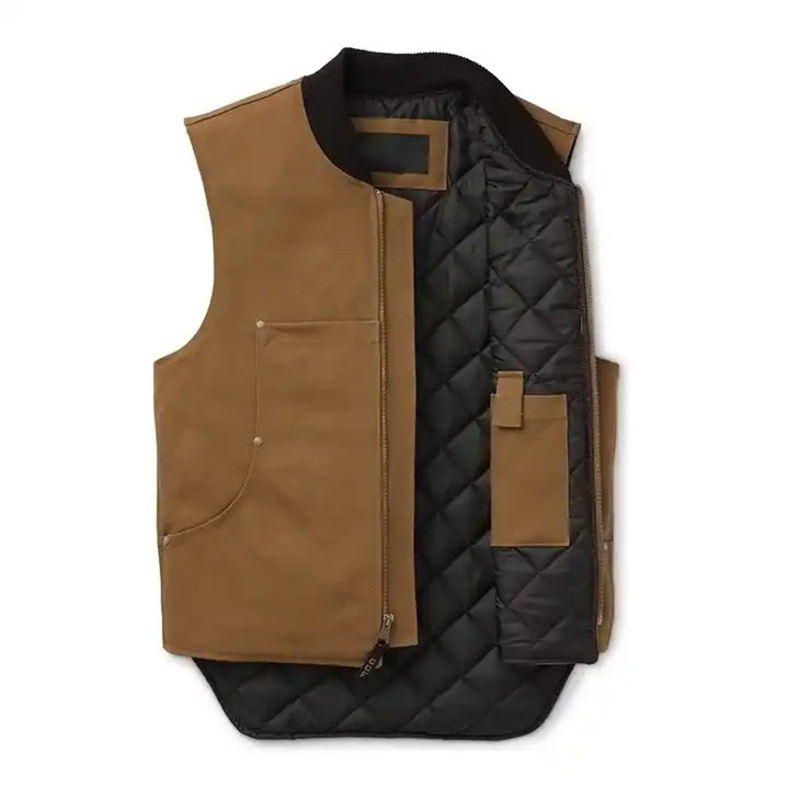 OEM Men's Outdoor Vest Hiking Fishing Camping Hunting Orange Waistcoat Quick Dry Breathable Polyester Upland Hunting Vest