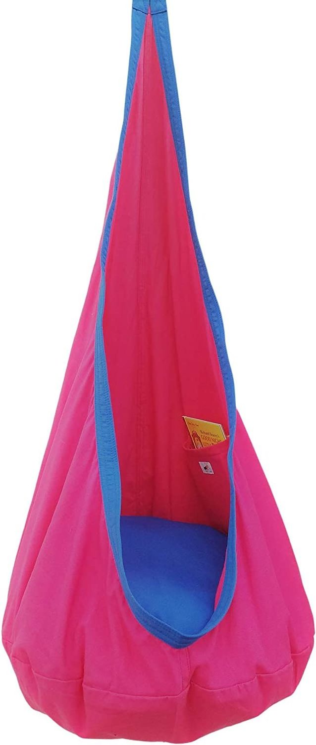 Danlong Modern Design Kids Single Swing Hanging Hammock Pod Swing Indoor Outdoor Sensory Swing