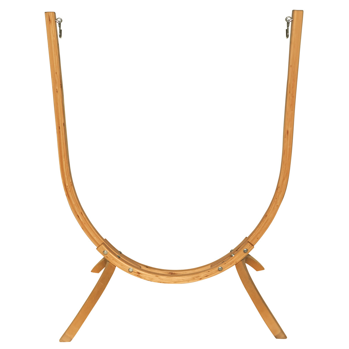 Danlong Heavy Duty Wooden ARC Frame Deluxe Hammock Hanging Swing Chair Stand