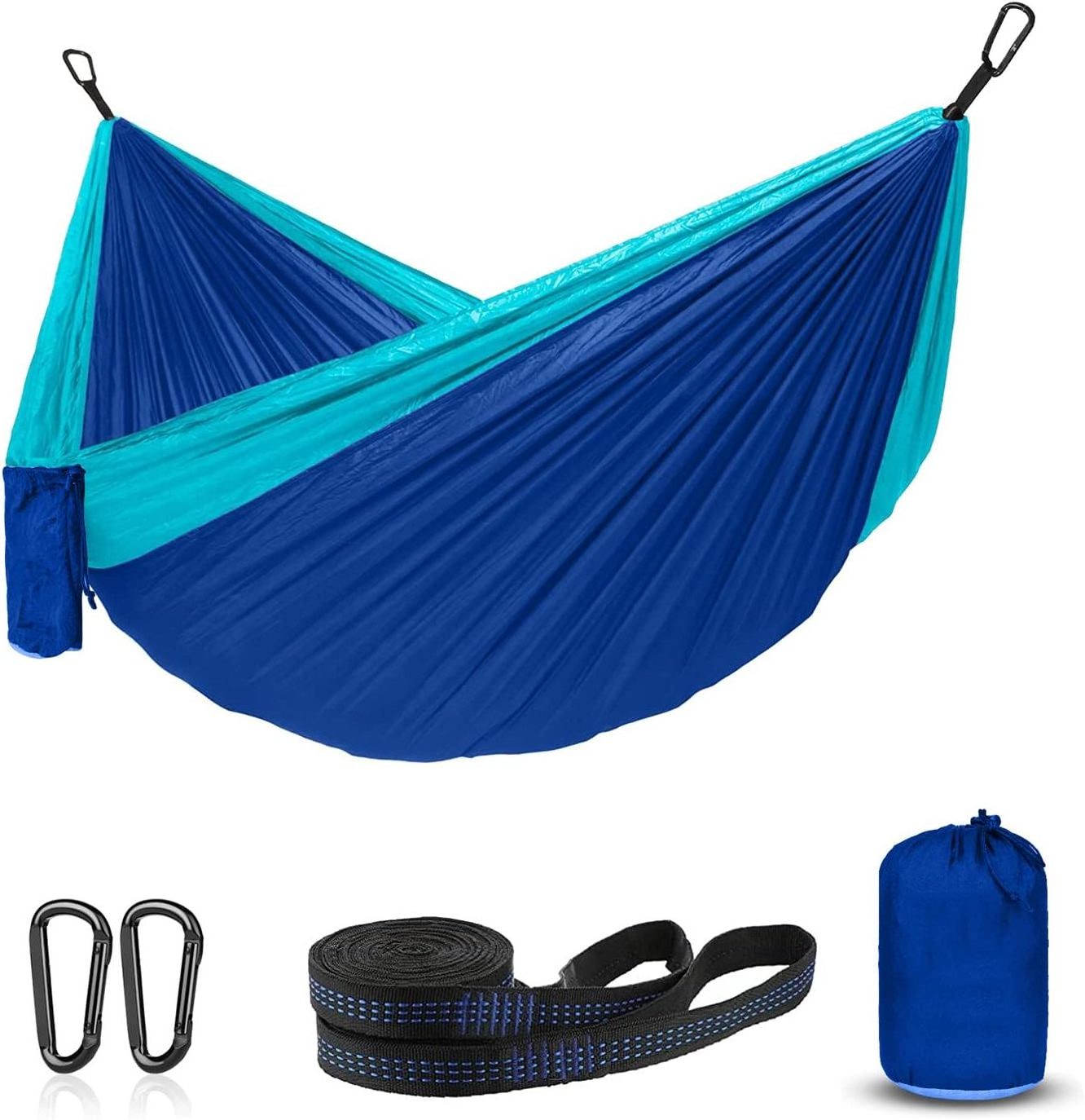 Danlong outdoor double hammock hiking ultralight single double lightweight nylon rope hammock