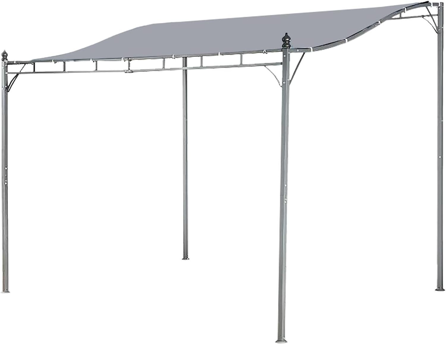 Garden Sunshade Awning Party Tent Outdoor Steel Pergola Gazebo