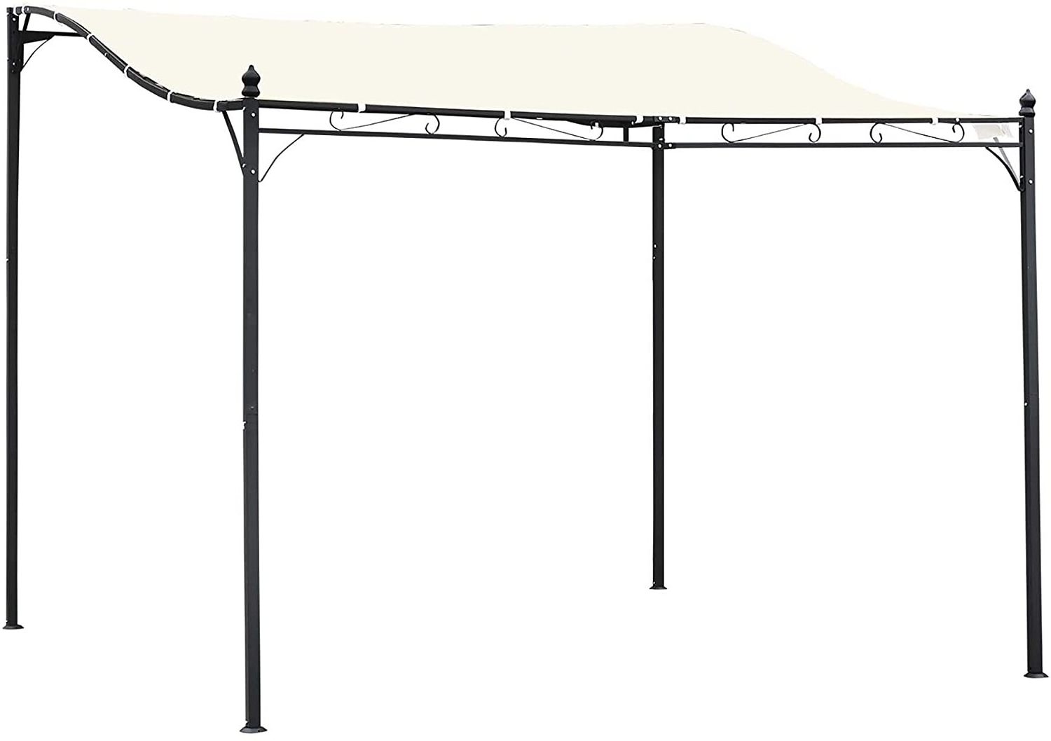 Garden Sunshade Awning Party Tent Outdoor Steel Pergola Gazebo