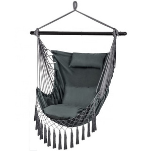 New metal hammock chair with hanging kit free standing hammock chair