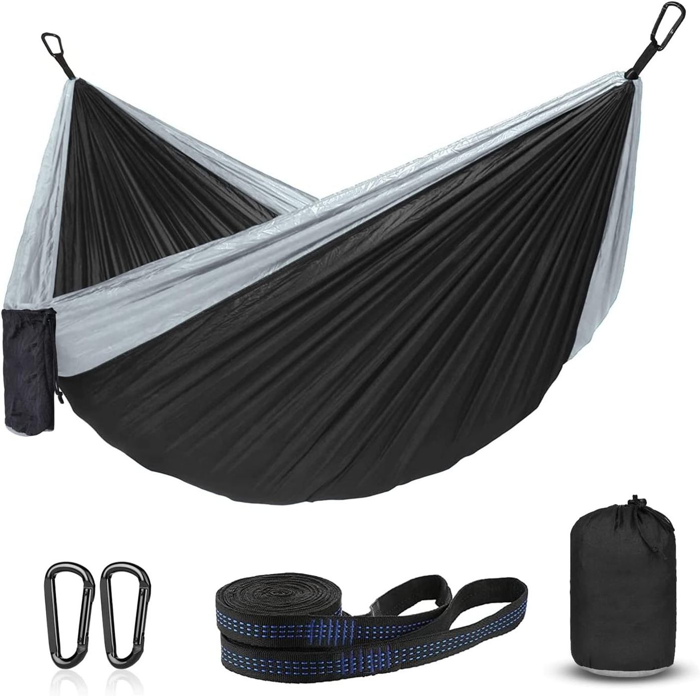 Danlong outdoor double hammock hiking ultralight single double lightweight nylon rope hammock