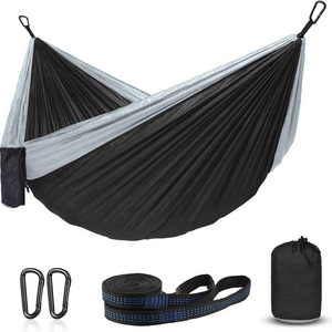 Danlong outdoor double hammock hiking ultralight single double lightweight nylon rope hammock