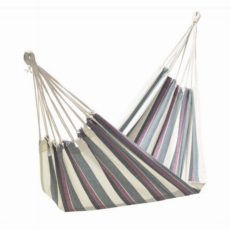 FABRIC Stripped HAMMOCK indoor Canvas hanging hammock swing bed