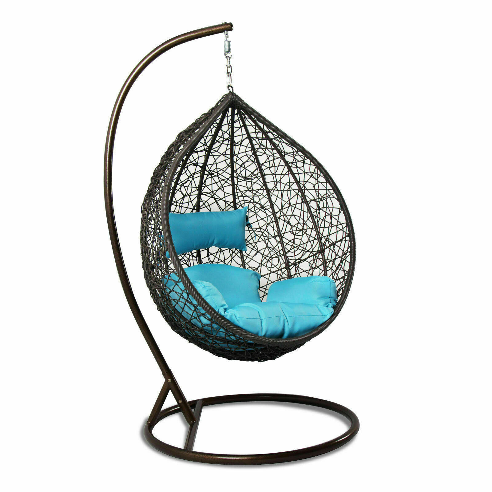 Indoor Outdoor Hanging Egg Chair with Stand Egg Swing Hammock Chair with Stand