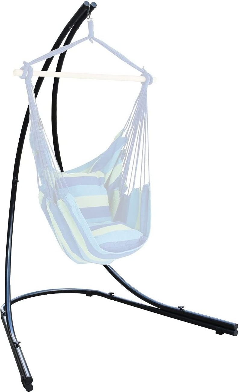 Indoor Use Hammock Arc Chair Stands Hanging Hammock Stand Premium Arc Stand for Air Porch Swing Chair