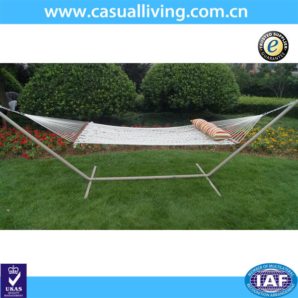 Adjustable metal DIY hammock stand cheap camping hammock stand hammock with wooden bar