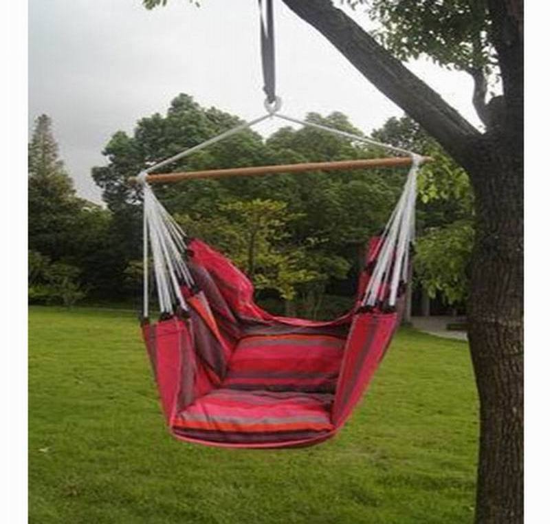 Outdoor patio swing chair canvas hammock hanging chair