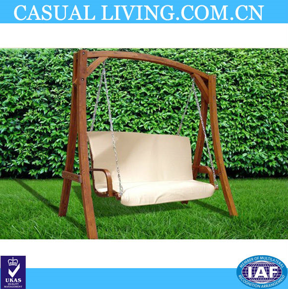 outdoor wooden swings for adults