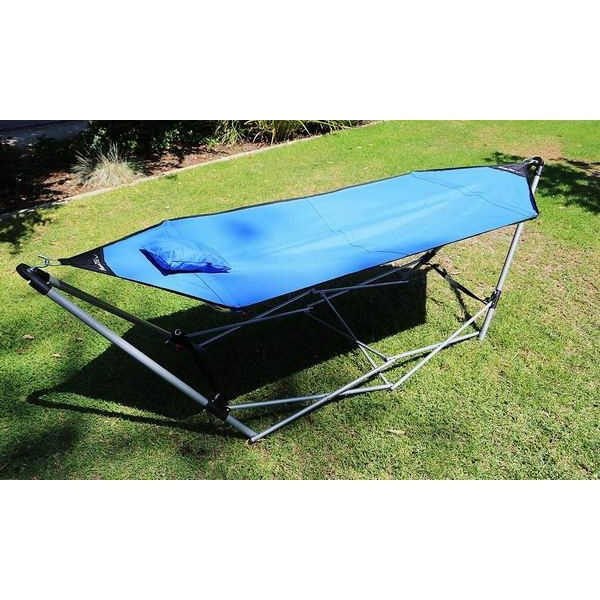 Hot selling camping folding portable hammock with stand with carry bag