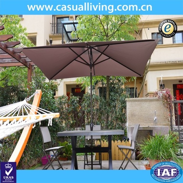 Hot selling patio umbrella garden 3x3 square umbrella 4x4