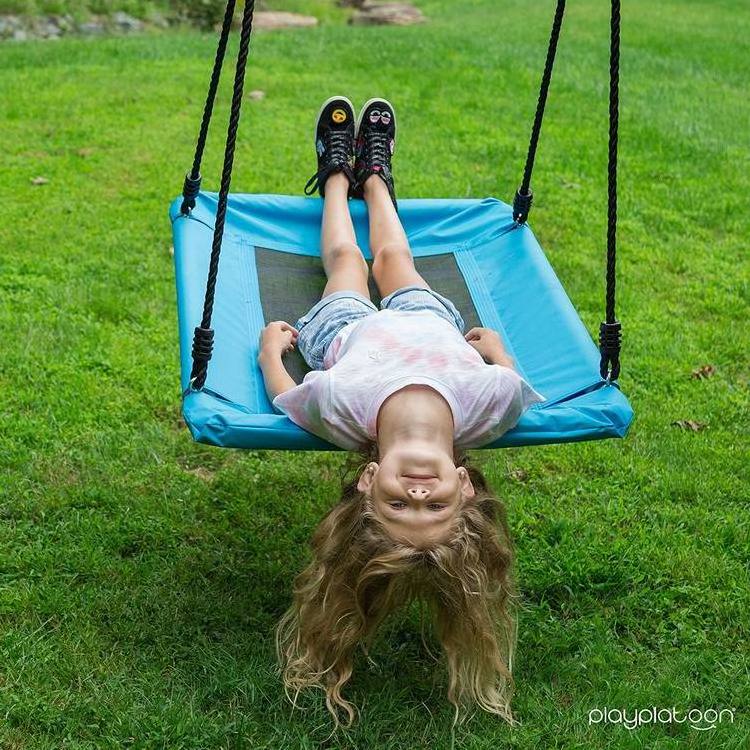 Outdoor Tree Swing for Kids & Adults - Rectangle Swing 40 x 30 Inches for children