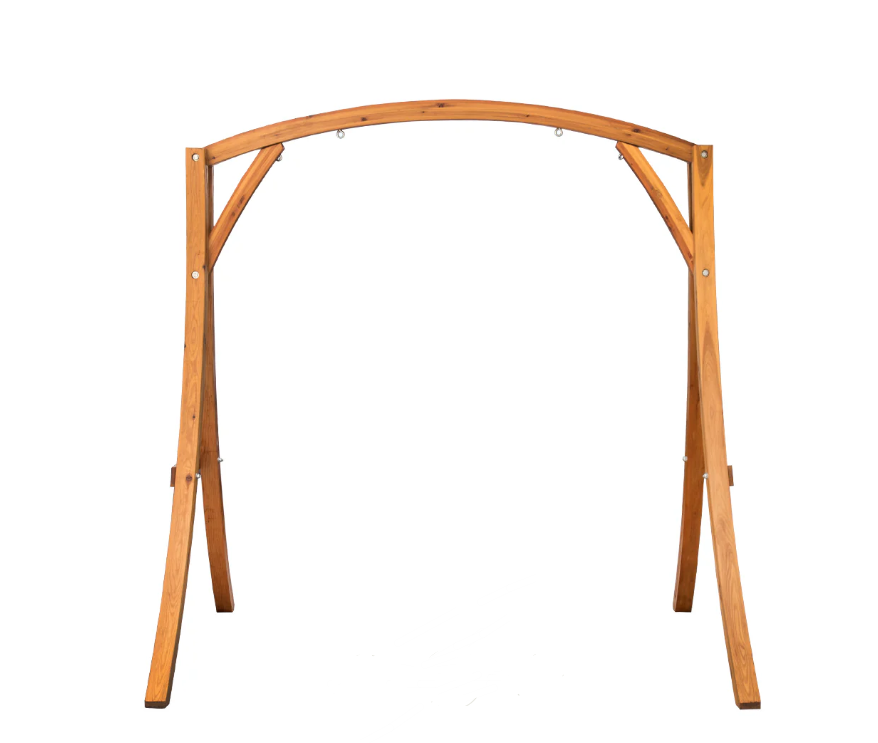 Outdoor/Indoor Hammock wood stand Chair Swing Hanging Chair Rope for Bedroom Outside Patio Garden